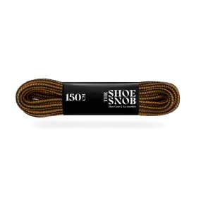 150cm Round Boot Laces - Brown/Black